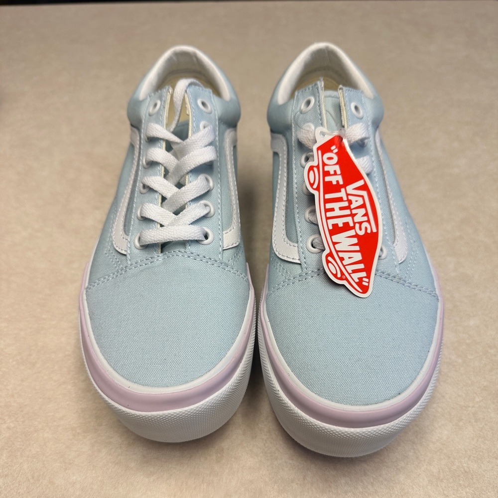 NWT Platform Vans women’s size 7.5. Punk, skater